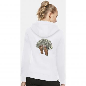 Miss Tee B**** Better Women's White Hoodie