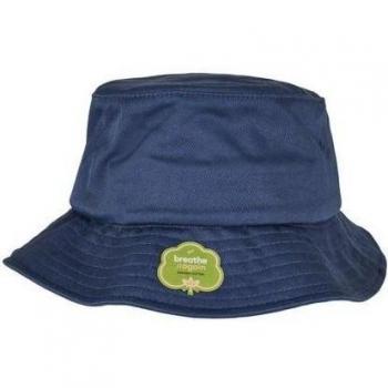 Gorro de pescador unisex de algodón orgánico para adultos Flexfit, color blanco, talla única