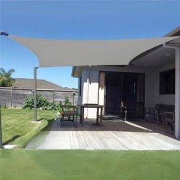 Toldo Vela Rectangular Gris 2X3 M