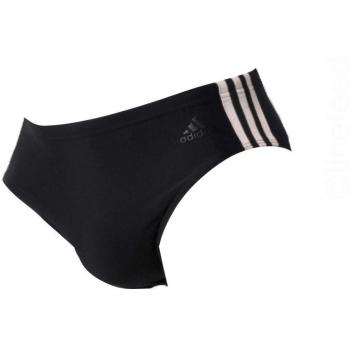 Bañador Slip de Hombre adidas Fitness 3 Bandas Negro/Blanco Talla S