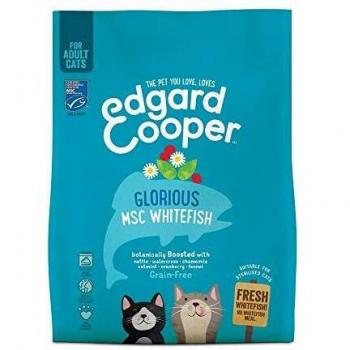 Edgard & Cooper Pienso Gatos Adultos Esterilizados o Activos Comida Seca Natural Sin Cereales, Naturalmente fácil de digerir, Alimentación Sana y Equilibrada