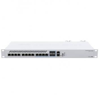 MikroTik CRS312-4C+8XG-RM Managed L3 10G Ethernet Switch with 12x RJ45 and 4x SFP+ Ports