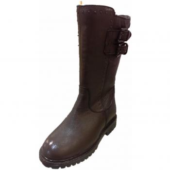 Bota NIÑA Piel Marron Talla 28