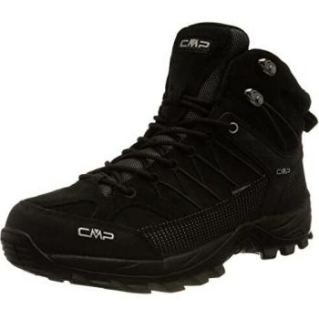 Botas de trekking CMP Rigel Mid Waterproof para hombre, color negro y gris oscuro, talla 47