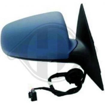 Espejo retrovisor DIEDERICHS 1026125 con diseño específico para vehículos, cristal convexo, fácil instalación, ajuste manual y acabado de alta calidad