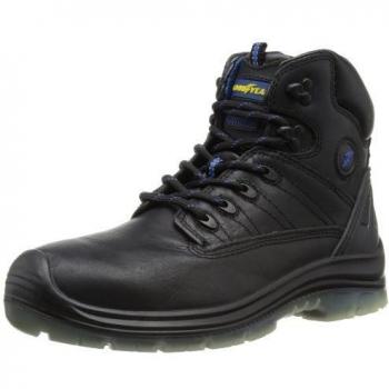 Goodyear Sherman - Zapatos De Seguridad de cuero hombre, color negro, talla 39.5