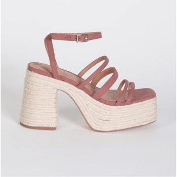 Sandalia de tacón RIVA CORAL con plataforma para mujer
