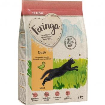 Feringa Adult Classic con pato - Pack de 3 bolsas de 2 kg en oferta