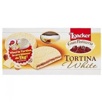Paquete Galletas Tortina White Loacker 21Gr X 6