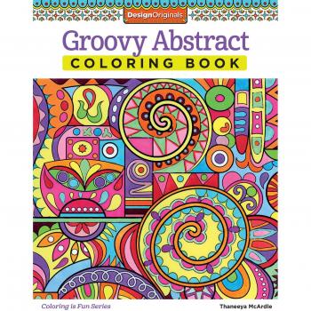 Groovy Abstract Coloring Book