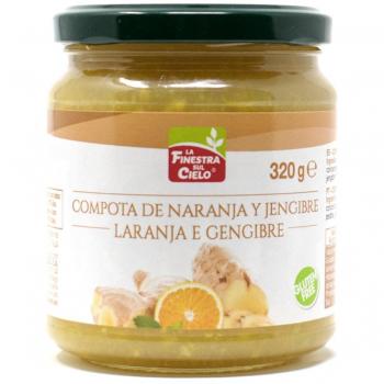 La Finestra Sul Cielo Compota de Naranja y Jengibre, 320g