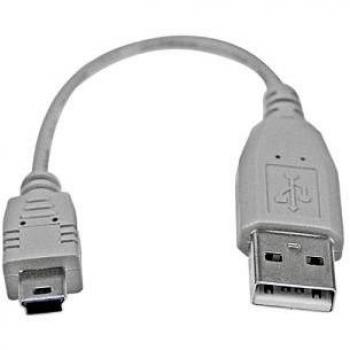 StarTech.com 6in USB A to Mini B Cable