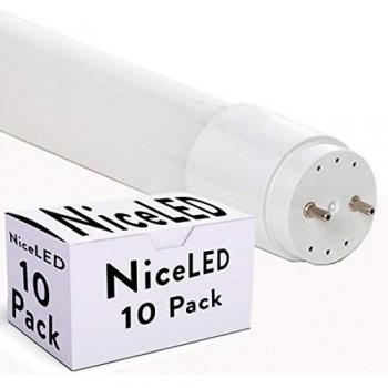 Greenice | Pack 10 Tubo LED T8 Vidrio 1500Mm Apertura 300º 22W 2300Lm 30.000H | Blanco Frío