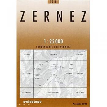 Mapa Excursionista y Topográfico Zernez 1:25.000 - Mapiberia f&b