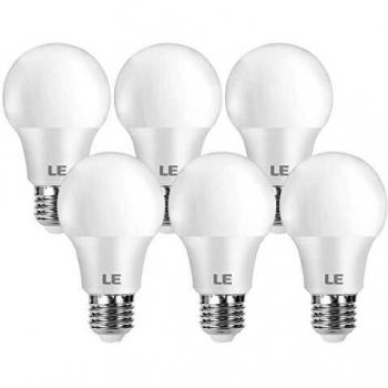 LE Bombilla LED E27, Lámpara LED de 8.5 W y 806 lúmenes, Reemplaza la Bombilla de 60 W, Bombillas E27 LED Blanco Cálido 2700 K, lámpara de Ahorro de energía de Haz de 180°, Paquete de 6