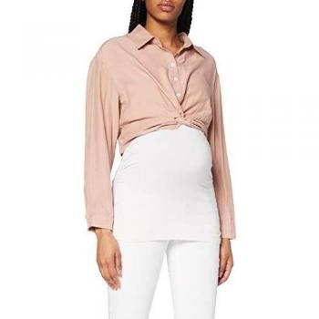 MAMALICIOUS Mlcemille Tess 2/4 Woven Top Nf A. Blusas, AOP: Blanco Nieve AOP Oil Green, M para Mujer