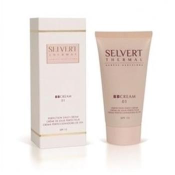 SELVERT BB Cream SPF15 Tono 02 Dark 50 Ml - Crema Hidratante con Color y Protección Solar Especial para Piel Oscura