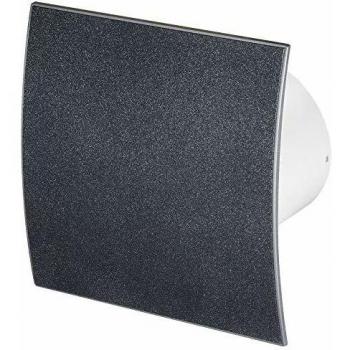 Extractor de aire con temporizador 100mm panel frontal escudo estructura grafito