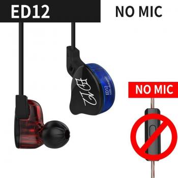 Auriculares KZ ED12 DD con Cable, Basses Pesadas, Sonido HIFI para Teléfono Móvil