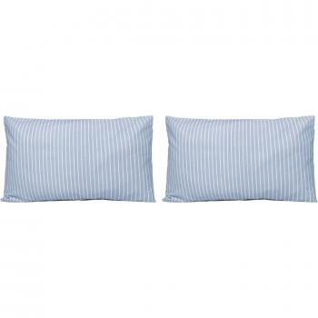 Juego de 2 fundas de almohada algodón Jinete El Caballo
