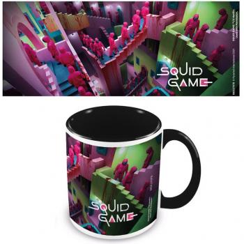 Taza El Juego del Calamar Escaleras The Squid Game Cerámica 315 mls