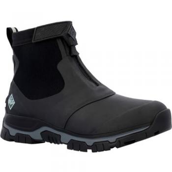 Muck Boot Men's Apex Mid Zip Waterproof Ankle Wellington Boots - Black - Size 11