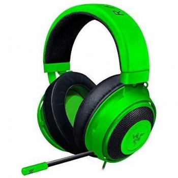 Razer Kraken - Auriculares Gaming con cable para juegos multiplataforma para PC, PS4, Xbox One & Switch, Diafragma 50 mm, Cable de 3.5mm con controles de línea - Verde