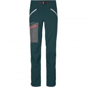 Pantalón largo Ortovox Cevedale verde azulado mujer - XS