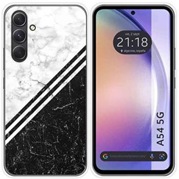 Funda de Silicona TPU para Samsung Galaxy A54 5G con Diseño Mármol 01 - Carcasa Protectora Personalizada