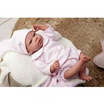 Arias - Muñeca Reborn Raquel de 40 cm con Manta y Peluche (98056)