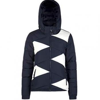 Protest SILVARES snowjacket Chaqueta, Mujer, Azul/Blanco, 34