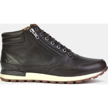 Botines de Hombre Kangaroos K462 con Detalles en Piel, Cordones y Cremallera
