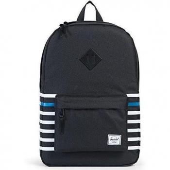 Herschel Heritage Mochila 47 cm compartimento portátil black offset stripe-black veggie tan lea