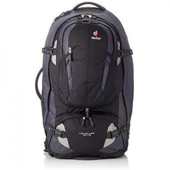 Deuter Traveller 70 + 10 Mochila, Unisex Adulto, Negro