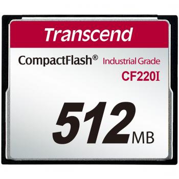 Transcend Industrial CompactFlash Card 512MB UDMA5 SLC Temp Rated