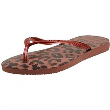 Havaianas Slim Animals, Chanclas Mujer, Multicolor (Pink/Pink), 35/36 EU