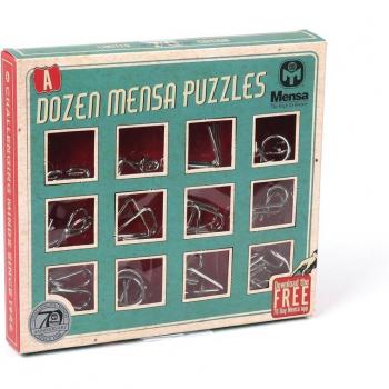 Rompecabezas Mensa Colección de Doce Clásicos Puzzles de Metal