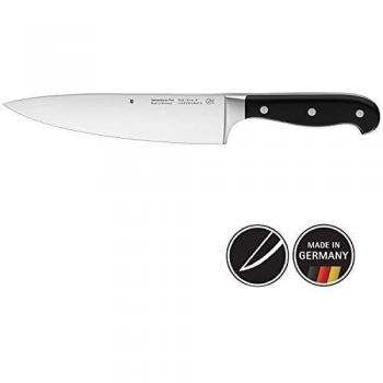 WMF Spitzenklasse Plus Cuchillo Cocinero de 34 cm con Hoja de Acero Templado Completamente Forjado