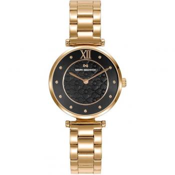 Mark Maddox - Reloj de Mujer Shibuya caja y brazalete de acero en Ip dorado