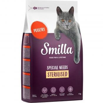 Smilla Adult Sterilised con ave - 2 kg: Alimento balanceado para gatos esterilizados con delicioso sabor a ave