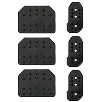Gomas para Pedales de Coche Sparco Reflex Negro (2 Piezas)
