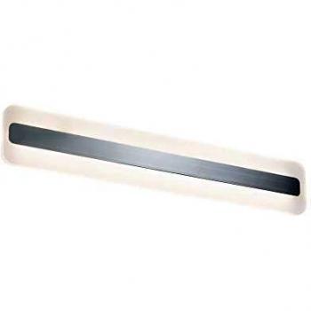 Lámpara de Espejo Paulmann Lukida LED IP44 9W 650lm 3000K Cromo Blanco 60cm