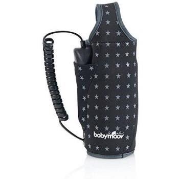 Babymoov Star A002202 - Calentador de biberones de viaje con conector al mechero del coche, color negro