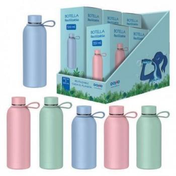 Expositor de botellas reutilizables - acero inoxidable - libre de BPA