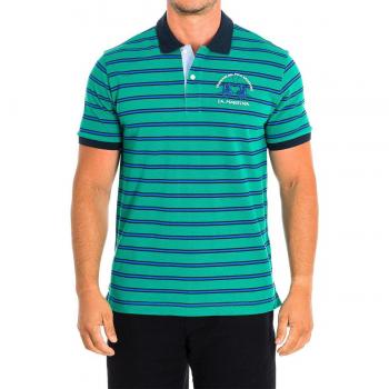 Polo de Hombre La Martina Manga Corta TMP024-PK147 Verde Algodón Talla Mediana
