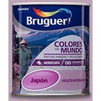 Bruguer Colores del Mundo Pintura para paredes monocapa Japón Violeta Intermedio 750 ml