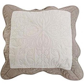 Matices Du Monde 45 x 45 cm funda de cojín de microfibra bicolor Emma, gris Anthracite_Parent