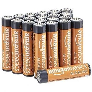 Amazon Basics - Pilas alcalinas AAA de 1,5 voltios, gama Performance, paquete de 20