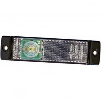 Luz de Situación LED Hella 2PG 008 645-561 - 12V, Montaje Externo, Conector Abierto, Cristalino, Cable de 500mm