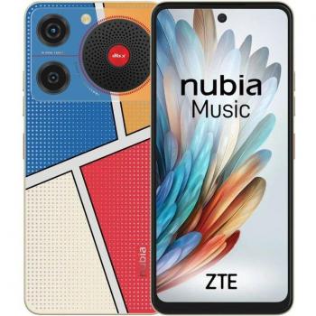 Smartphone ZTE Nubia Music Pop Art 4GB RAM, 128GB ROM, Pantalla 6.6 HD+, Doble SIM, Cámara 50MP, Batería 5000mAh, Diseño Multicolor